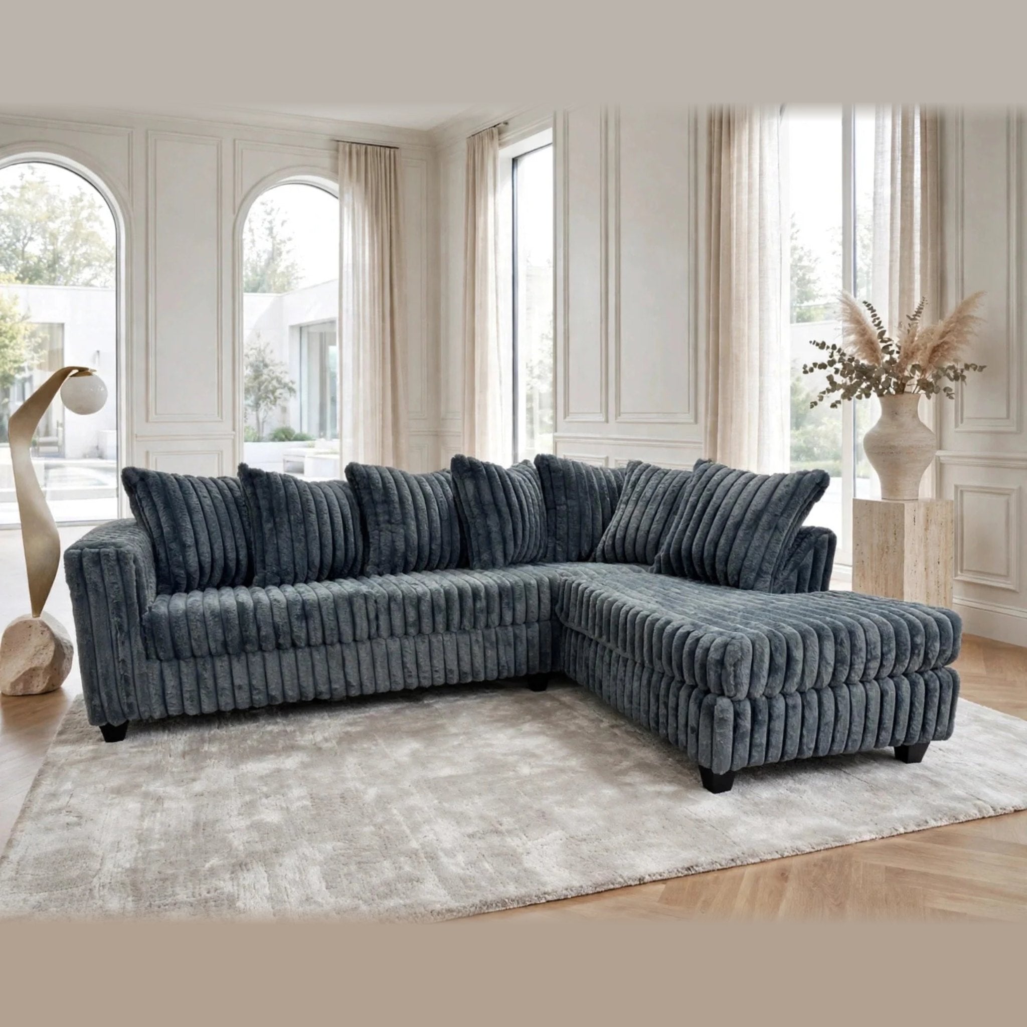 510 sectional – Charcoal